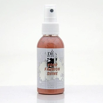 Фарба-спрей перламутрова для тканини Cadence Your Fashion Spray shinefabric Paint 100 мл Мідний