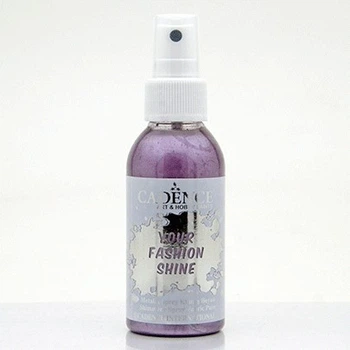 Фарба спрей перламутрова для тканини Cadence Your Fashion Spray shinefabric Paint 100 мл Баклажановий