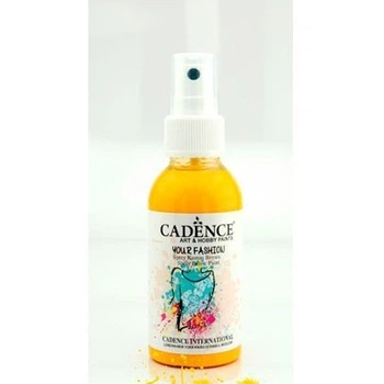 Фарба-спрей для тканини Cadence Your Fashion Spray Fabric Paint 100 мл яскравий Жовтий