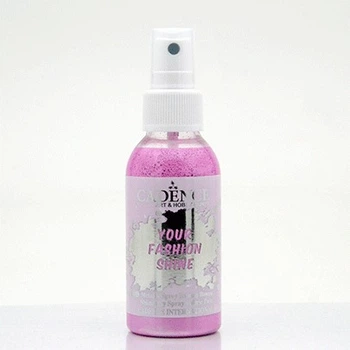 Фарба-спрей перламутрова для тканини Cadence Your Fashion Spray shinefabric Paint 100 мл Рожевий