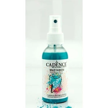 Фарба-спрей для тканини Cadence Your Fashion Spray Fabric Paint 100 мл Бірюзовий