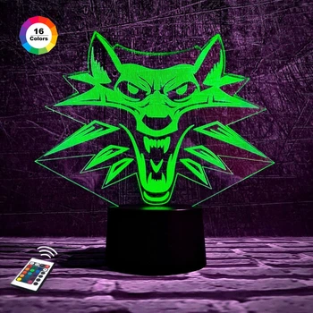 3D нічник "Відьмак" 3DTOYSLAMP
