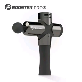 Перкуссионный массажный пистолет Booster Pro 3 Массажер триггерных точек 2400 мАч (6 насадок)