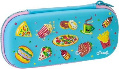Пенал Cool For School 1 отделение с органайзером голубой (QT-5670-Blue)