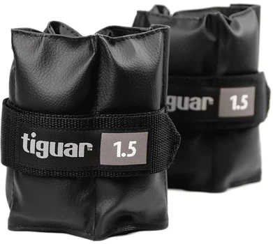 Обважнювачі для ніг Tiguar 2 шт. по 1.5 кг Чорні (TI-OB00015)