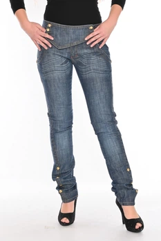 Джинсы OMAT jeans 9397-507 W 29 L 34 Синие