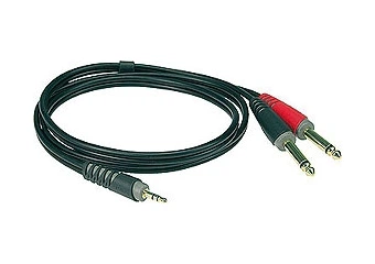 Коммутационный кабель Mini Jack— 2хJack 3 м KLOTZ AY50300