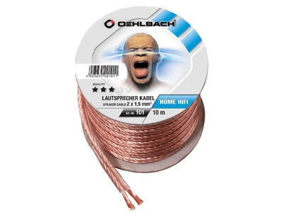 Акустический кабель 2х1,5 мм² Oehlbach Speaker Wire SP-15/1000 10 м
