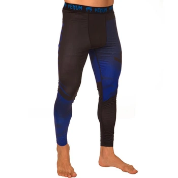 Штаны мужские компрессионные тайтсы мужские Venum 8236 размер XL (175-180см) Black-Blue