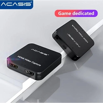 Карта видео - аудио захвата Acasis Type-C к HDMI 4K Loop + Mic (video audio capture fullhd 1080 60 fps, streamlife)