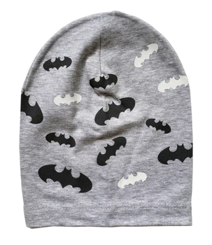 Демисезонная трикотажная шапка BATMAN BE SNAZZY CDL-121106-LtGrayMelange светло-серый меланж 50-56 см (CDL-121106-LtGrayMelange-50-56)