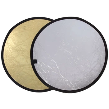 Фото отражатель рефлектор Alitek Reflector 2 в 1 Gold/Silver (80 см) (54109)