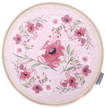 Салфетка гобеленовая Lefard Home Textile 711 Розовая 36 см (8697007110782) (711-078)