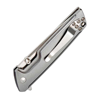 Нож складной Boker Magnum Straight Brother Aluminium (длина: 207мм, лезвие: 90мм), стальной