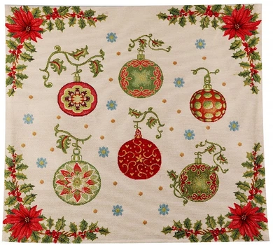 Наволочка гобеленова Lefard Home Textile 711 Новорічна 42x42 см (8697007110287) (711-028)