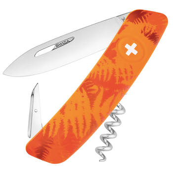 Нож складной мультитул Swiza C01 (95мм, 6 функций), оранжевый KNI.0010.2060