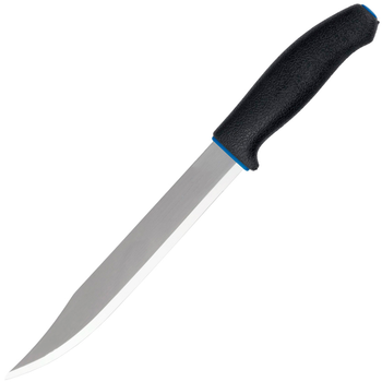 Нож фиксированный Mora 749 (длина: 335мм, лезвие: 205мм), черный/голубой