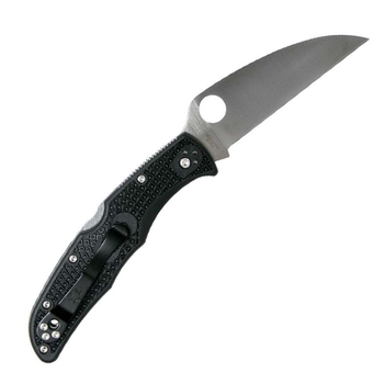 Ніж складний Spyderco Endura 4 Wharncliffe (довжина: 222мм, лезо: 96мм), чорний