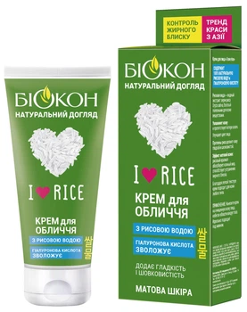Крем для лица Биокон I love rice 60 мл (4823110300541)