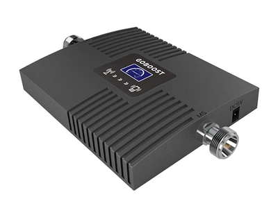 Ретранслятор GOBOOST Усилитель сотового сигнала LTE 4G GSM DCS 1800 МГц Черный (1009-293-00)
