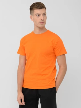 Футболка бавовняна чоловіча Fruit of the loom Original 061082044 S Помаранчева (5000000003822)