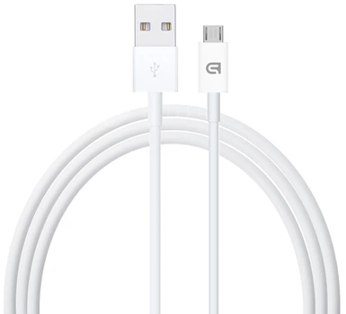 Кабель ArmorStandart AMD518 microUSB - USB 1 м White (ARM58525)