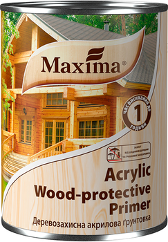 Грунтовка акриловая Maxima деревозащитная 0.75 л (4823083312770)