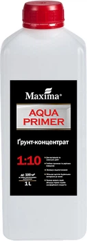 Грунт-концентрат 1:10 Maxima «Aqua Primer» 1 л (4823083310745)