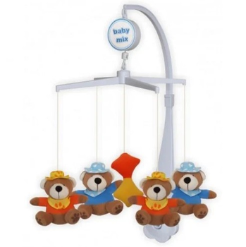 Мобиль Baby Mix Мишки механический 304M