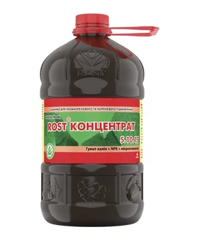 Органо-минеральное удобрение Rost Концентрат 5-10-15 4л, Восор