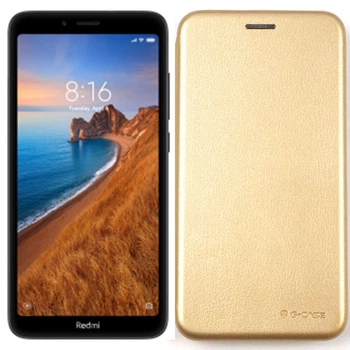 Чохол книжка U-Like Best для Xiaomi Redmi 7a Gold
