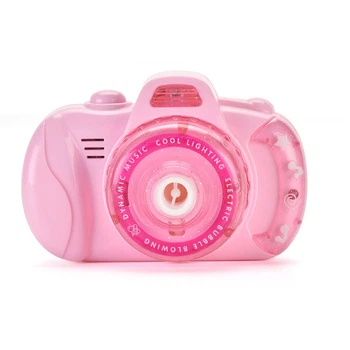 Генератор мыльных пузырей Bubble Camera Фотоаппарат Pink (tdd038)