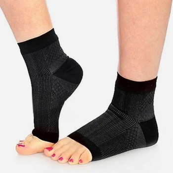 Ортопедические носки Supretto Foot Angel S/M (35-40) Черные (B751-0002)