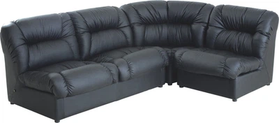 Диван Vizit Двойка 870 x 1650 x 850H см Единица 870 x 850 x 850H см Угол Флай 2230 Черный