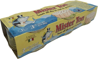 Тунець в олії Callipo Mister Ton 3 х 80 г (8001561430802)