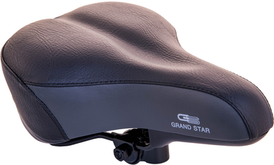 Сідло Grand Star GS-809-B11D 260 x 220 мм Чорне (01612)
