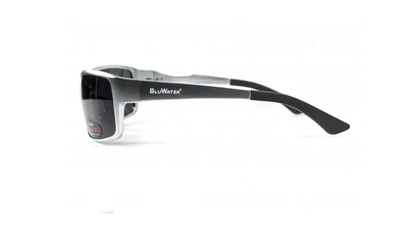 Темные очки с поляризацией BluWater Alumination 1 (gray) (silver metal) Polarized (4АЛЮМ1-С20П)