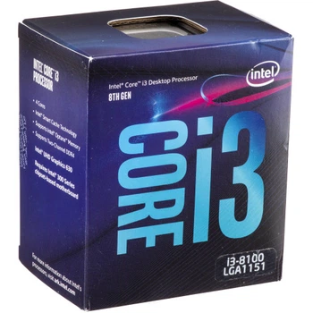 Процессор Intel Core i3 8100 LGA 1151v2 (BXC80684I38100) Б/У