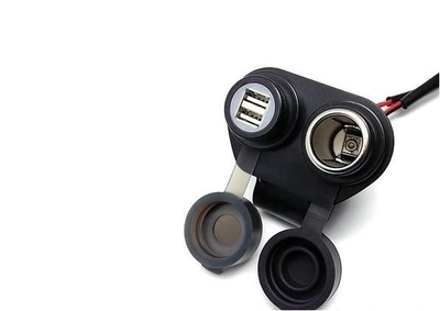 Мото зарядка USB Cliff Top для мототранспорта 4A Magnetic Switch USB + Socket