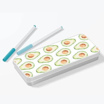 Пенал школьный металлический Авокадо (Avocado) (34408-1504-3) Серебристый