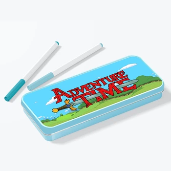 Пенал школьный металлический Время приключений (Adventure Time) (34408-1582-2) Голубой