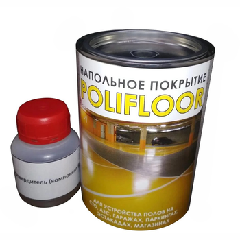 Покриття для підлоги «POLYFLOOR» 0,9 л Зелений