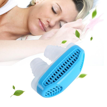 Антихрап SNORE CEASING клипса от храпа – прибор для улучшения качества сна – клапан для носа эффективно смягчает астму / расширяют дыхательные каналы / освобождает от насморка гейморита ринита – компактный и незаметный, Голубой