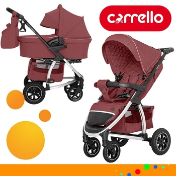 Дитяча універсальна коляска CARRELLO Vista Air CRL-6506 Ruby Red Бордовий (CRL-6506 Ruby Red)
