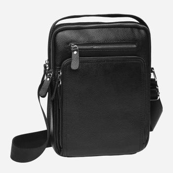 Мужская сумка кожаная Laras K105608 Black (ROZ6206102401)