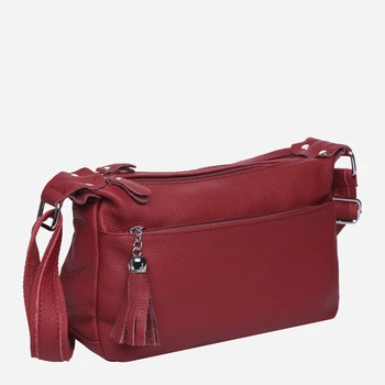 Сумка крос-боді жіноча шкіряна Laras K10818 Bordo (ROZ6300004277)