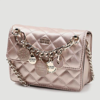 Сумка женская Guess Victoria 710778 Золотистая (H2000029517235)