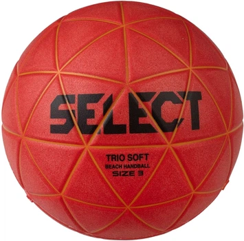 Мяч гандбольный Select Beach Handball V21 (009) №3 Красный (5703543274475)