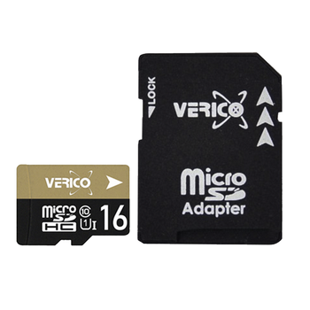 Карта пам'яті Verico MicroSDHC 16GB UHS-I (Class 10)+SD adapter