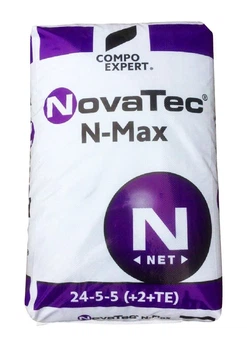 Удобрение для газона NovaTec® N-Max 24-5-5 (+ 2 + TE) Весна Старт 25 кг COMPO EXPERT Германия